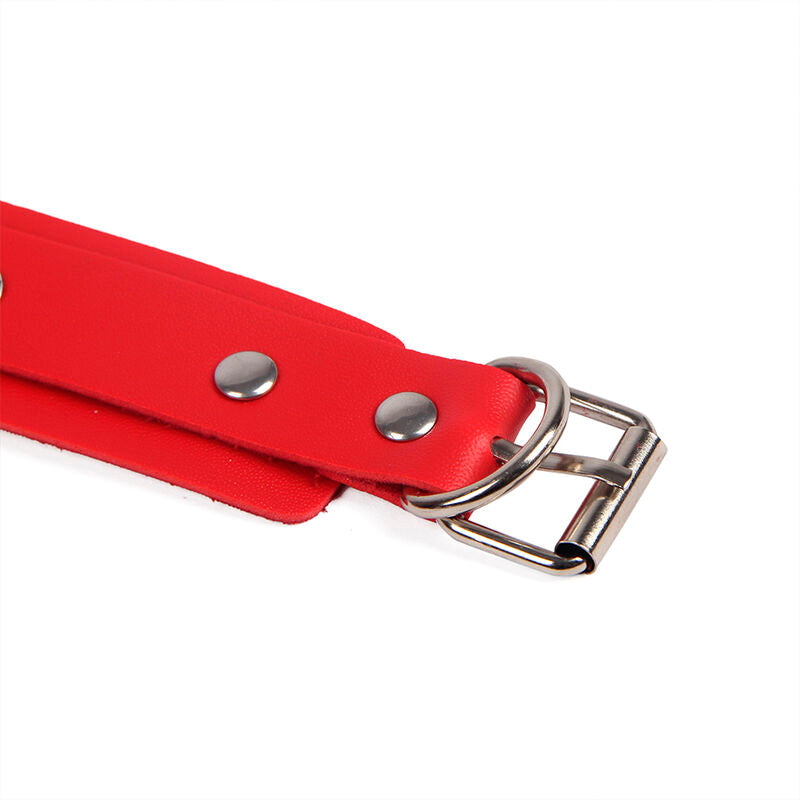 Subblime953706 Handcuffs With Bondage Belt Red One Size | Niks.fi verkkokauppa