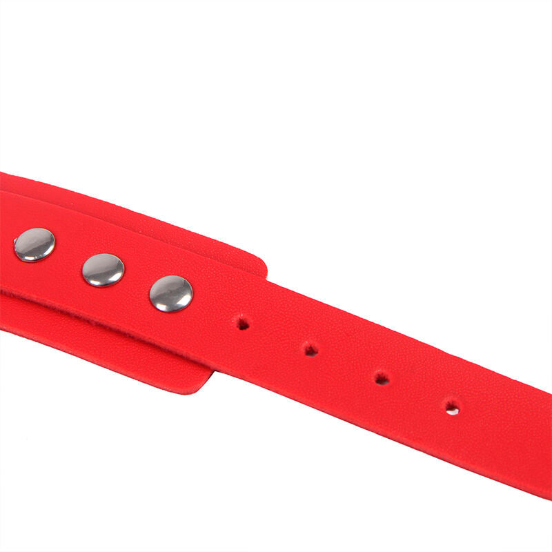 Subblime953706 Handcuffs With Bondage Belt Red One Size | Niks.fi verkkokauppa