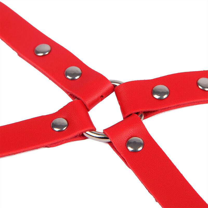 Subblime953706 Handcuffs With Bondage Belt Red One Size | Niks.fi verkkokauppa