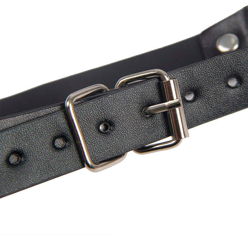 Subblime953720 Bondage Leather Strap Breast Clamps Black One Size | Niks.fi verkkokauppa