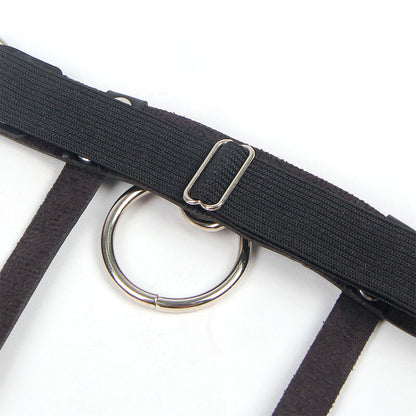 Subblime953744 Adjustable Leather Punk Garter Black One Size | Niks.fi verkkokauppa