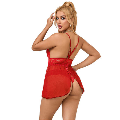 Subblime953843 Open Back Babydoll Red L/Xl | Niks.fi verkkokauppa