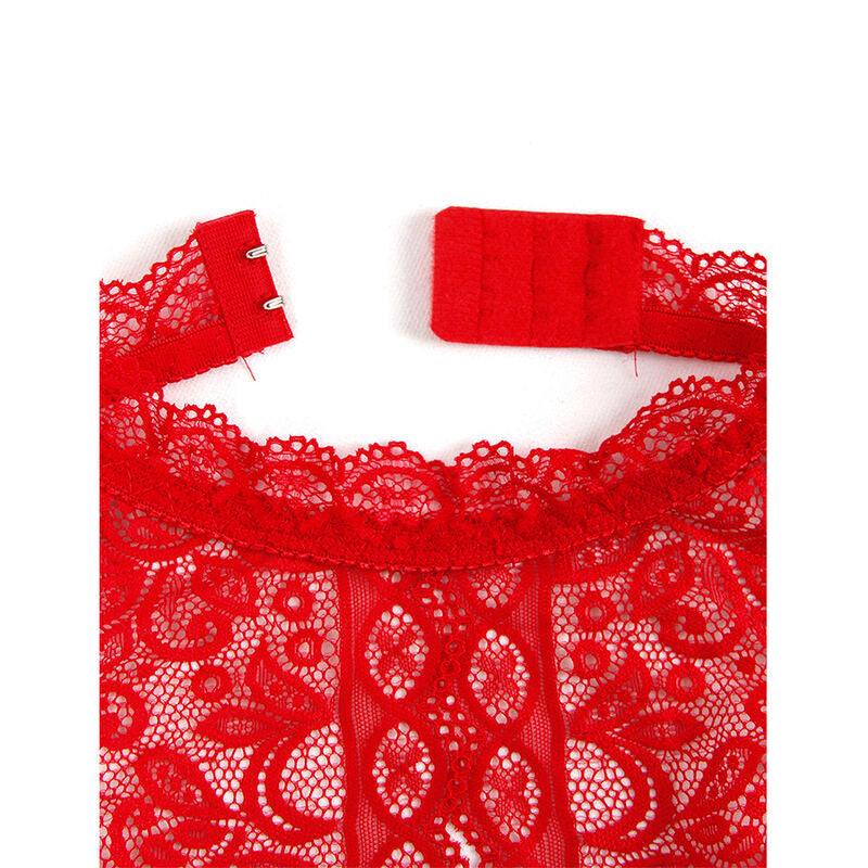 Subblime953874 Open Cup Bodysuit Red S/M | Niks.fi verkkokauppa