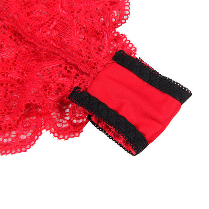 Subblime953898 Silk And Lace Nightgown + Panties Red S/M - Niks.fi