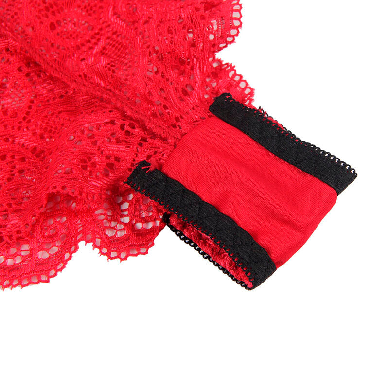 Subblime953904 Silk And Lace Nightgown + Panties Red L/Xl | Niks.fi verkkokauppa