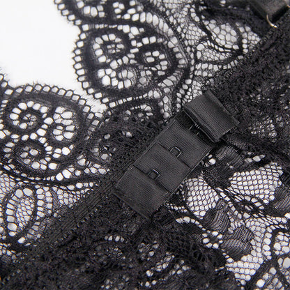 Subblime953911 Silk And Lace Nightgown + Panties Black S/M | Niks.fi verkkokauppa