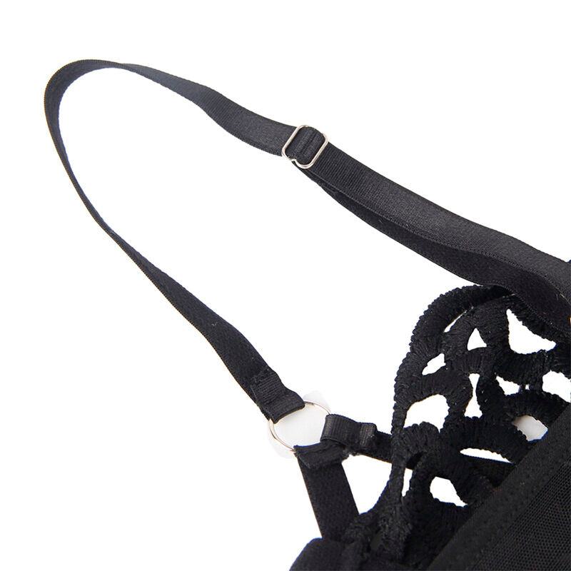 Subblime954055 Sexy Lace Bodysuit Black S/M | Niks.fi verkkokauppa
