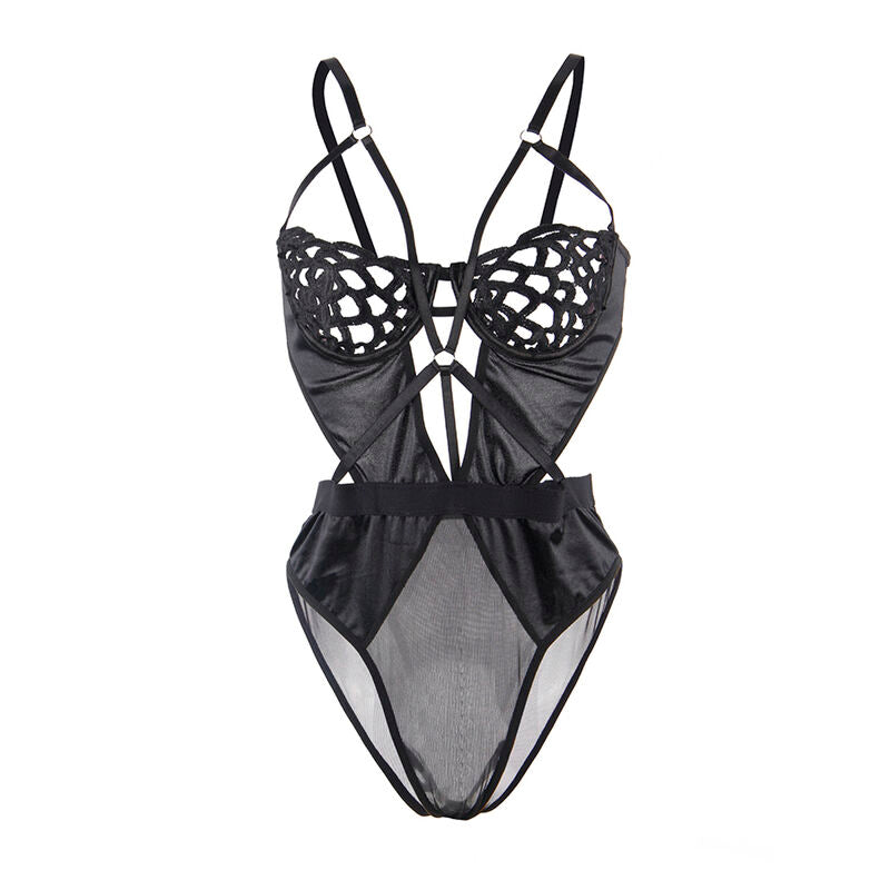 Subblime954055 Sexy Lace Bodysuit Black S/M | Niks.fi verkkokauppa