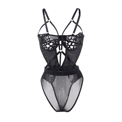 Subblime954055 Sexy Lace Bodysuit Black S/M | Niks.fi verkkokauppa