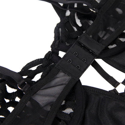 Subblime954055 Sexy Lace Bodysuit Black S/M | Niks.fi verkkokauppa