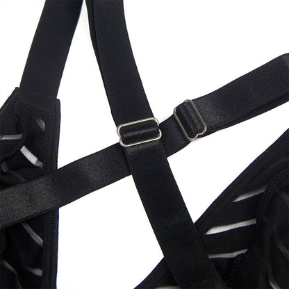 Subblime954147 Body With Garter Belt Black S/M | Niks.fi verkkokauppa