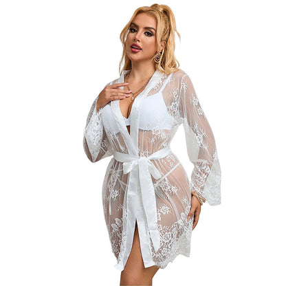 Subblime954376 Long Sleeve Nightgown With Floral Design White L/Xl | Niks.fi verkkokauppa