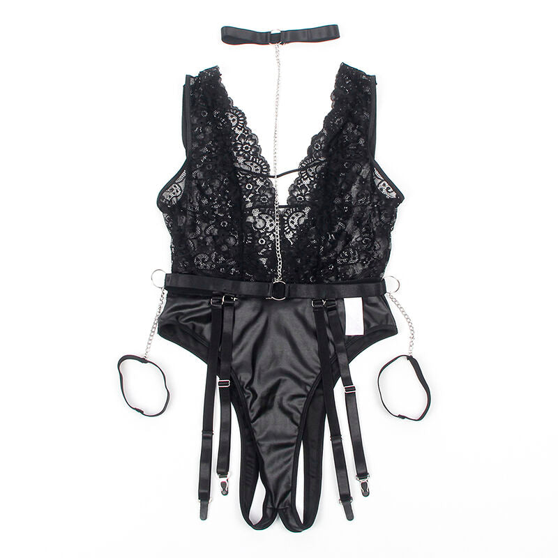 Subblime954390 Sexy Body With Garter Belt Black L/Xl | Niks.fi verkkokauppa