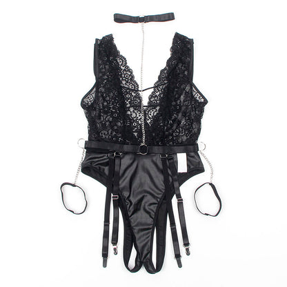Subblime954390 Sexy Body With Garter Belt Black L/Xl | Niks.fi verkkokauppa