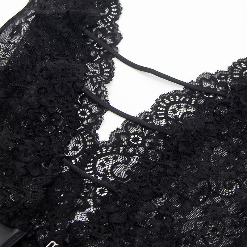 Subblime954390 Sexy Body With Garter Belt Black L/Xl | Niks.fi verkkokauppa