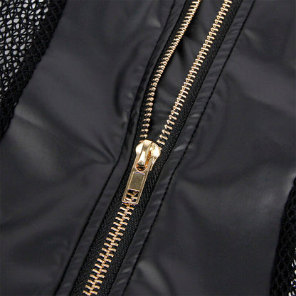 Subblime954451 Sexy Mesh Dress Leather Black L/Xl | Niks.fi verkkokauppa