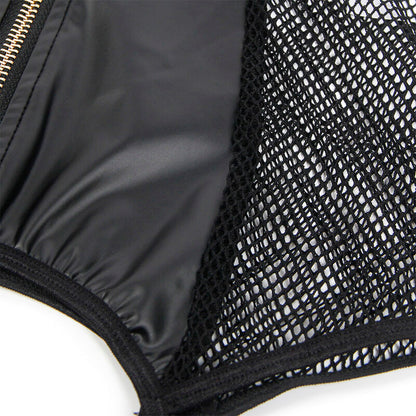 Subblime954451 Sexy Mesh Dress Leather Black L/Xl | Niks.fi verkkokauppa