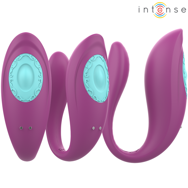 Intenseannie U-Shaped Vibrator And Stimulator Purple Remote Control | Niks.fi verkkokauppa