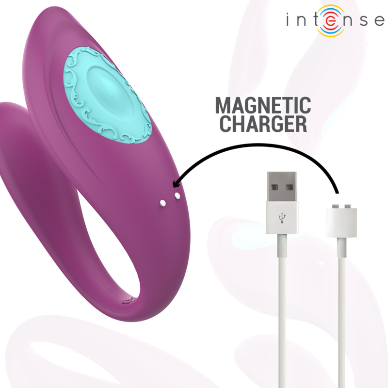 Intenseannie U-Shaped Vibrator And Stimulator Purple Remote Control | Niks.fi verkkokauppa