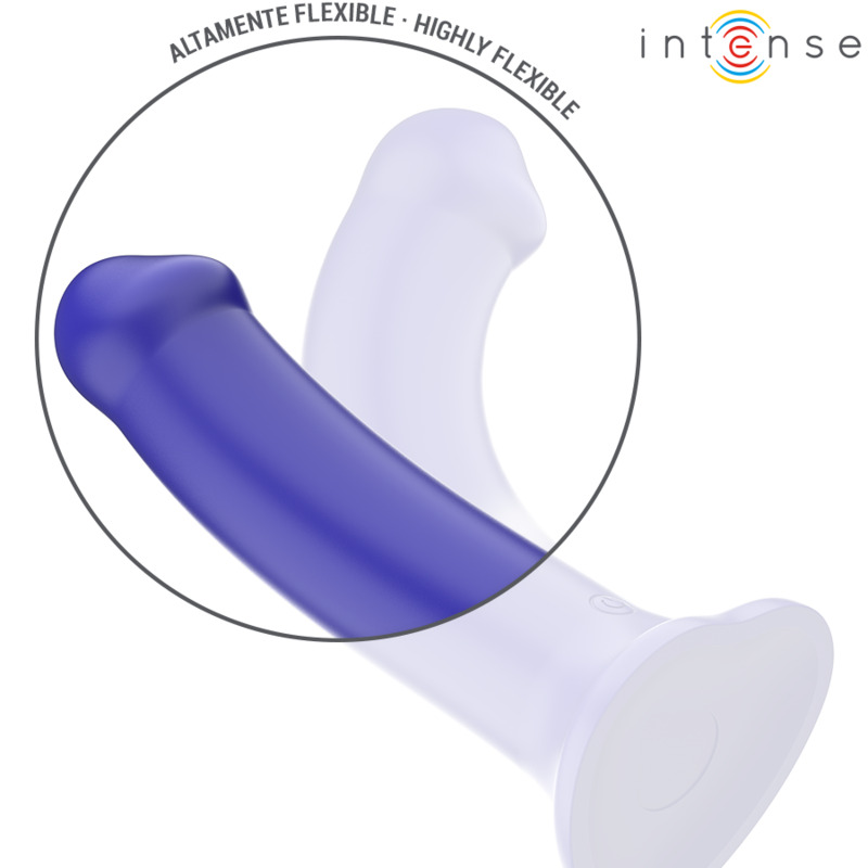 Intensevictoria Vibrator With Suction Cup 10 Vibrations Dark Blue Remote Control | Niks.fi verkkokauppa