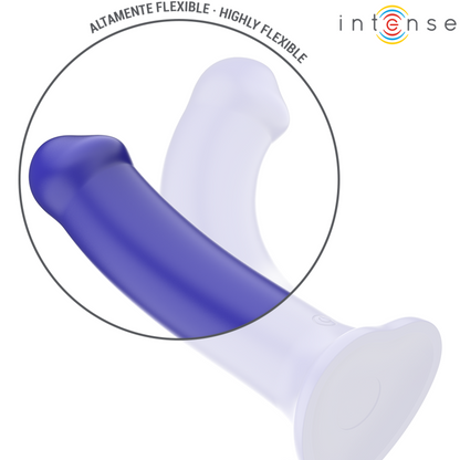 Intensevictoria Vibrator With Suction Cup 10 Vibrations Dark Blue Remote Control | Niks.fi verkkokauppa