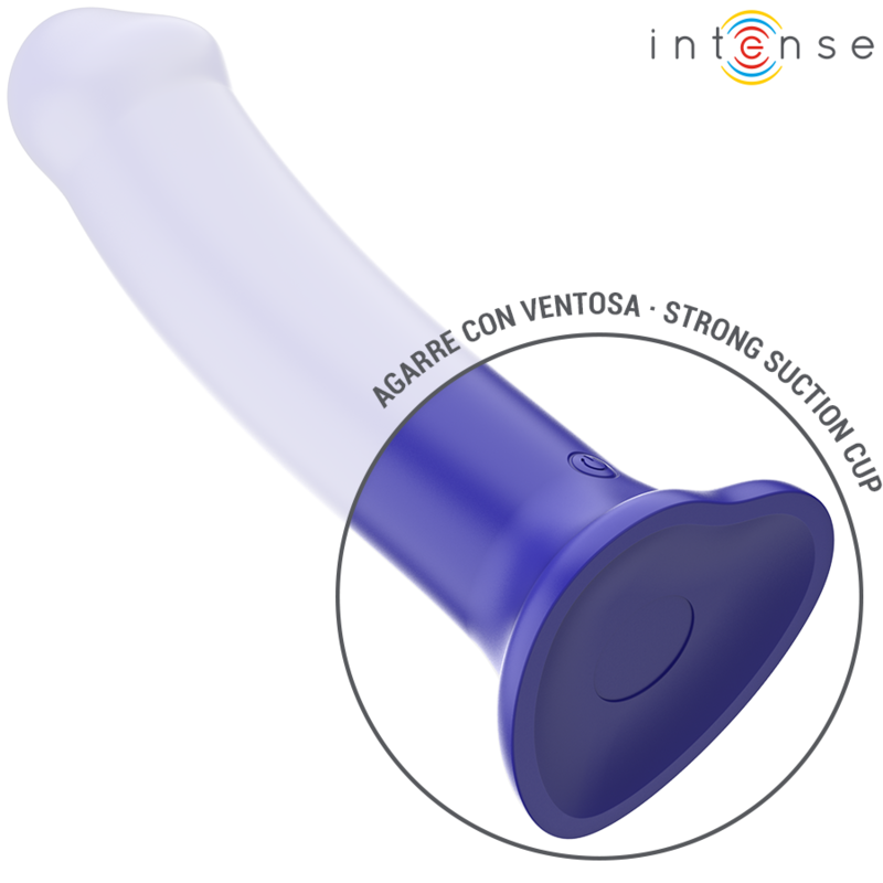 Intensevictoria Vibrator With Suction Cup 10 Vibrations Dark Blue Remote Control | Niks.fi verkkokauppa