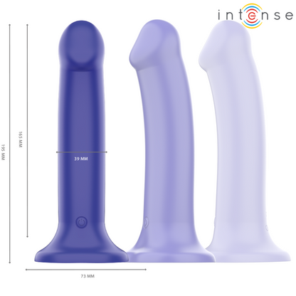 Intensevictoria Vibrator With Suction Cup 10 Vibrations Dark Blue Remote Control | Niks.fi verkkokauppa