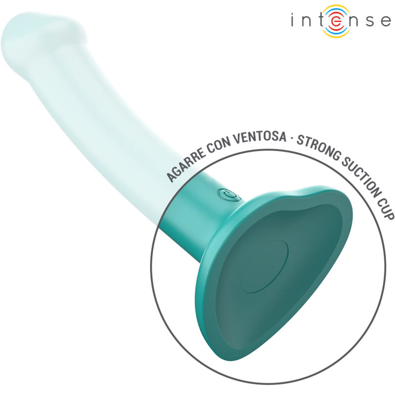 Intensekatie Vibrator With Suction Cup 10 Vibrations Blue Remote Control | Niks.fi verkkokauppa