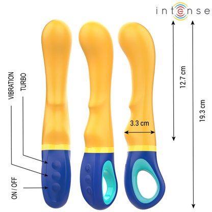 Intenseshaggy G-Spot Vibrator Yellow | Niks.fi verkkokauppa