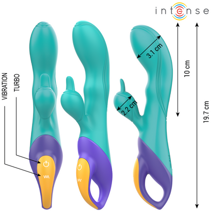 Intensefred Rabbit Vibrator Blue | Niks.fi verkkokauppa