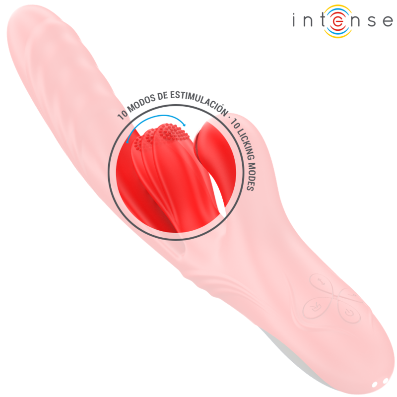 Intenserosalia Multifunction Vibrator 3 In 1 Red | Niks.fi verkkokauppa