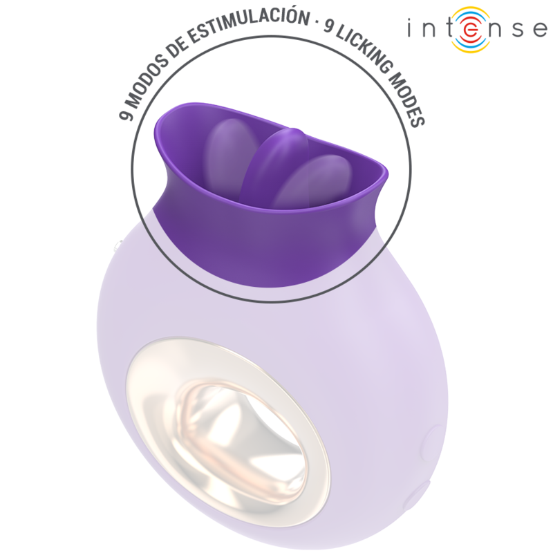 Intensetuli Clitoris Stimulator 9 Vibrations & 9 Oscillations Purple | Niks.fi verkkokauppa