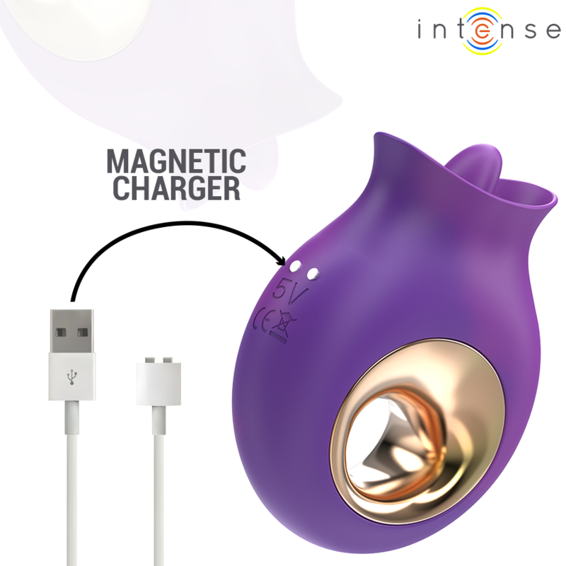 Intensetuli Clitoris Stimulator 9 Vibrations & 9 Oscillations Purple | Niks.fi verkkokauppa