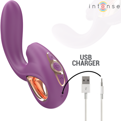 Intenselali Multifunction G-Spot Vibrator Tapping & Thrust & Vibration Purple | Niks.fi verkkokauppa