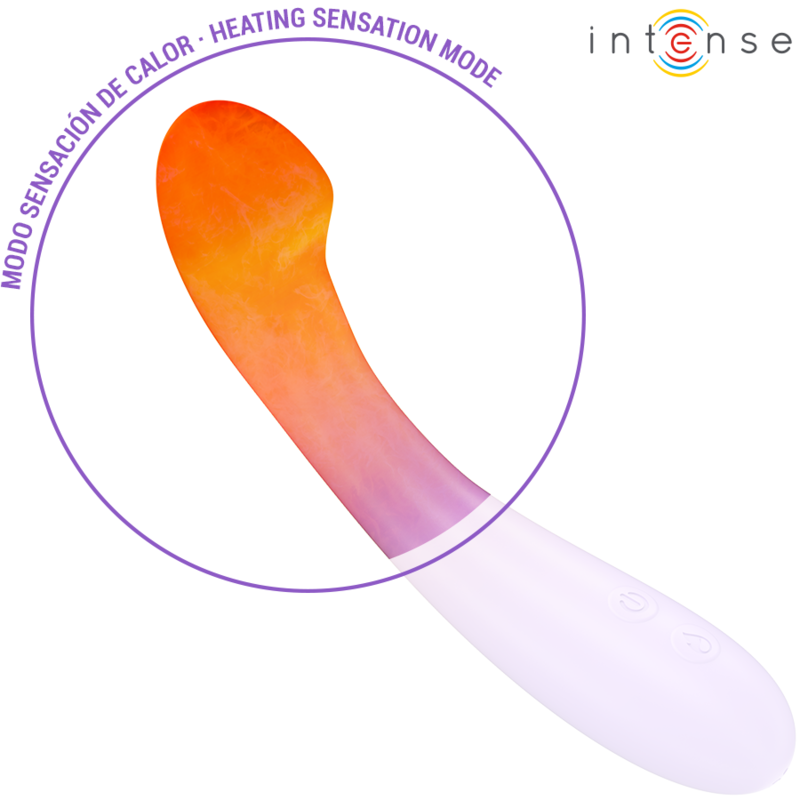 Intensebecky Vibrator 19 Cm Heatable 7 Vibrations Purple | Niks.fi verkkokauppa