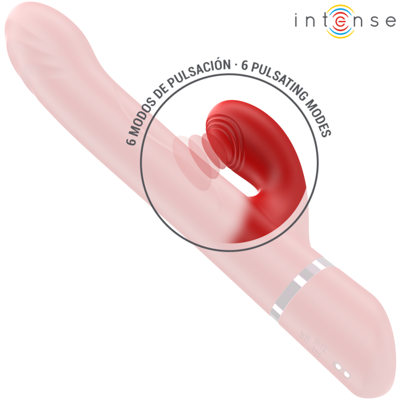 Intenselele Multifunction Vibrator Rotating & Oscillation & Stimulation Red | Niks.fi verkkokauppa