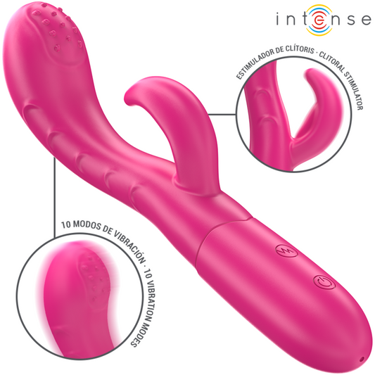 Intenseamara Vibrator With Stimulating Tongue 10 Vibrations Pink | Niks.fi verkkokauppa