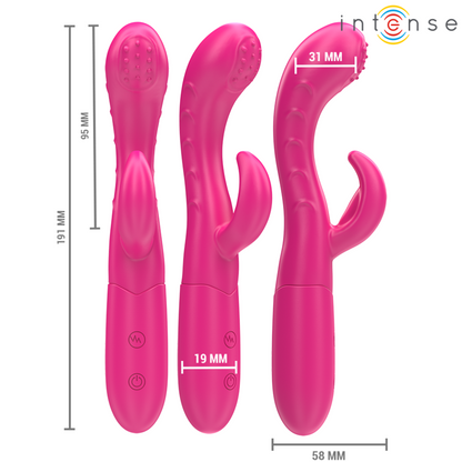 Intenseamara Vibrator With Stimulating Tongue 10 Vibrations Pink | Niks.fi verkkokauppa