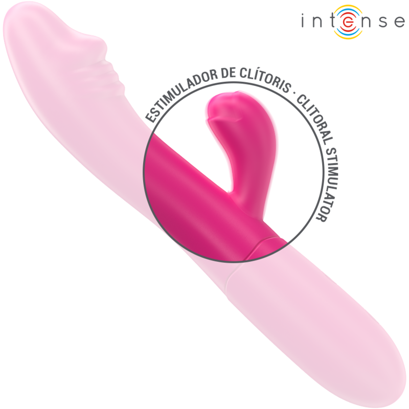 Intenseivy Flexible Vibrator 10 Vibrations With Stimulating Tongue Pink | Niks.fi verkkokauppa