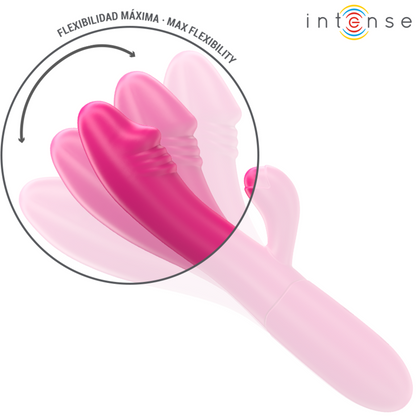 Intenseivy Flexible Vibrator 10 Vibrations With Stimulating Tongue Pink | Niks.fi verkkokauppa
