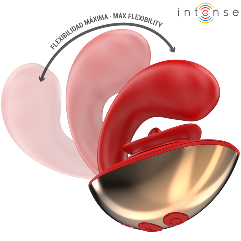 Intensemariah Vibrator & Stimulator In U Shape 10 Vibrations Red | Niks.fi verkkokauppa