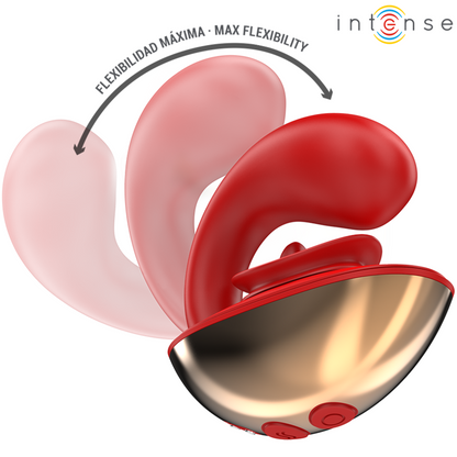 Intensemariah Vibrator & Stimulator In U Shape 10 Vibrations Red | Niks.fi verkkokauppa