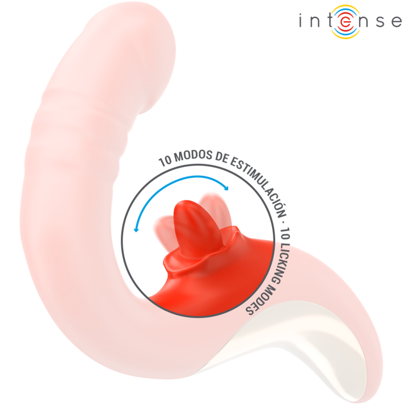 Intensepaulina Vibrator And Stimulator In U Shape Red | Niks.fi verkkokauppa