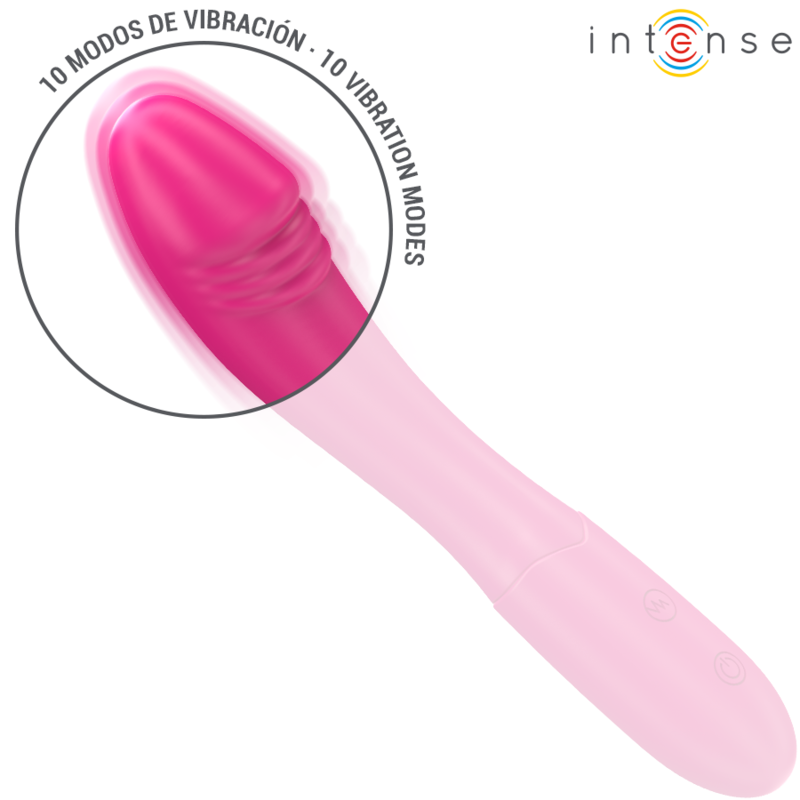 Intensebelinda Vibrator 19 Cm Flexible 10 Vibrations Pink | Niks.fi verkkokauppa
