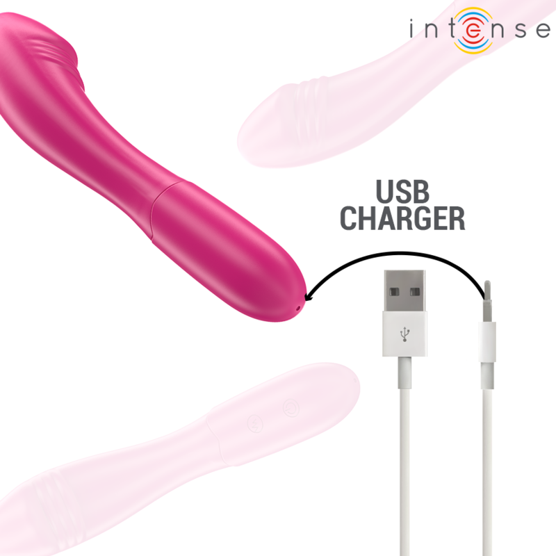Intensebelinda Vibrator 19 Cm Flexible 10 Vibrations Pink | Niks.fi verkkokauppa