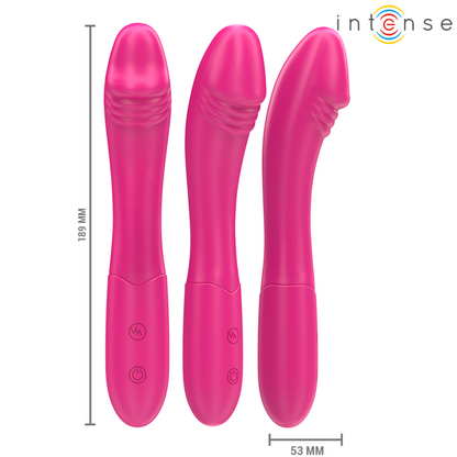 Intensebelinda Vibrator 19 Cm Flexible 10 Vibrations Pink | Niks.fi verkkokauppa