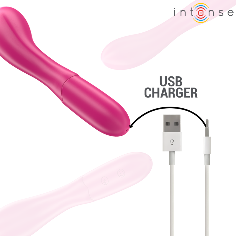 Intenselisette Vibrator 19 Cm Flexible 10 Vibrations Pink | Niks.fi verkkokauppa