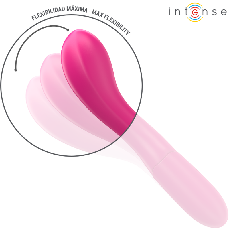 Intenselisette Vibrator 19 Cm Flexible 10 Vibrations Pink | Niks.fi verkkokauppa