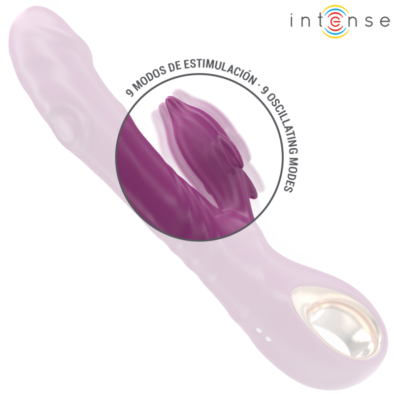 Intensehalle Multifunction Vibrator With Dolphin Stimulating Tongue Purple | Niks.fi verkkokauppa