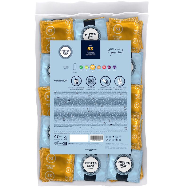 Condom Size M 53 Mm (100 Units) | Niks.fi verkkokauppa